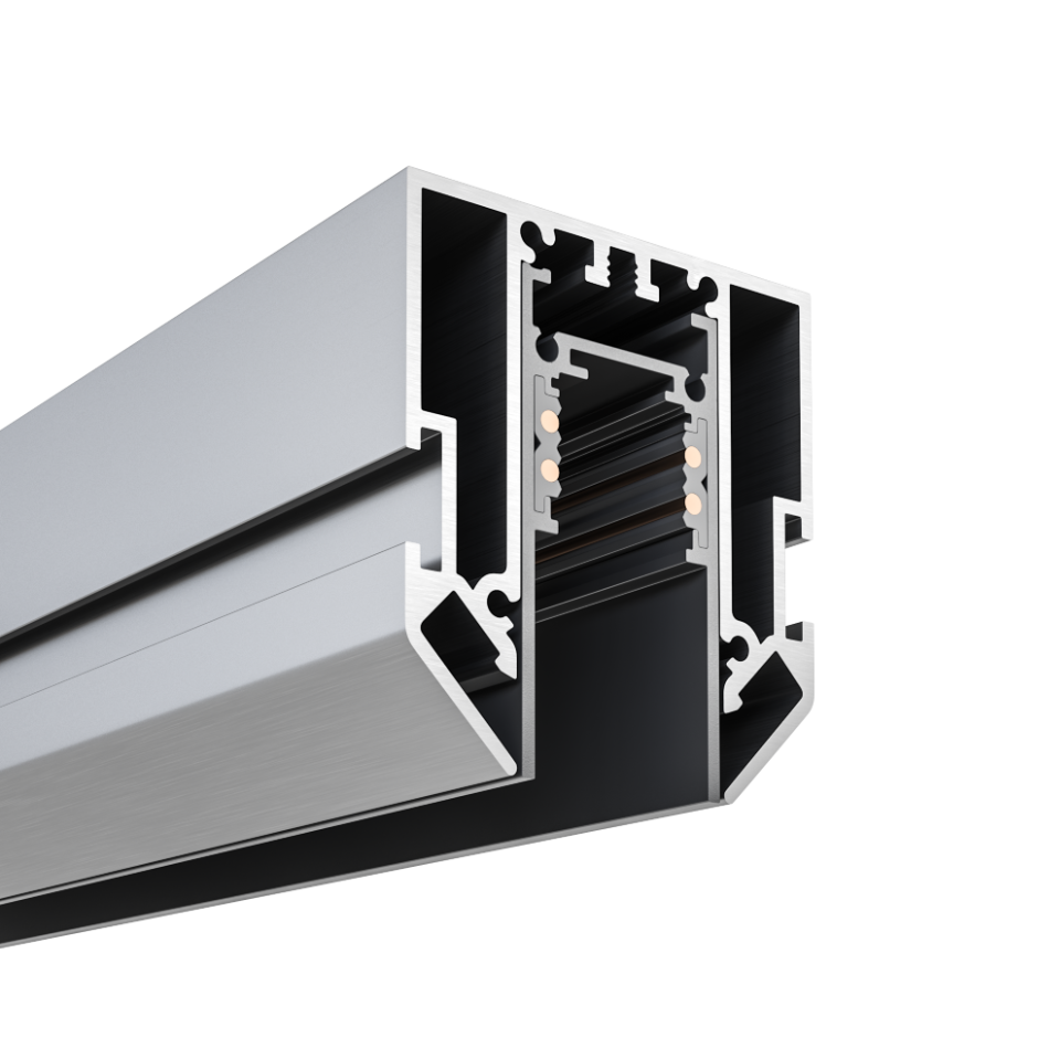 Магнитный трековый шинопровод для натяжных потолков 220 краб