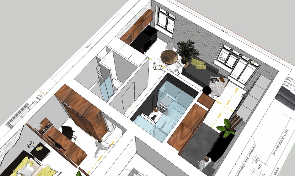 Хрущевка перепланировка 2 комнатная схема