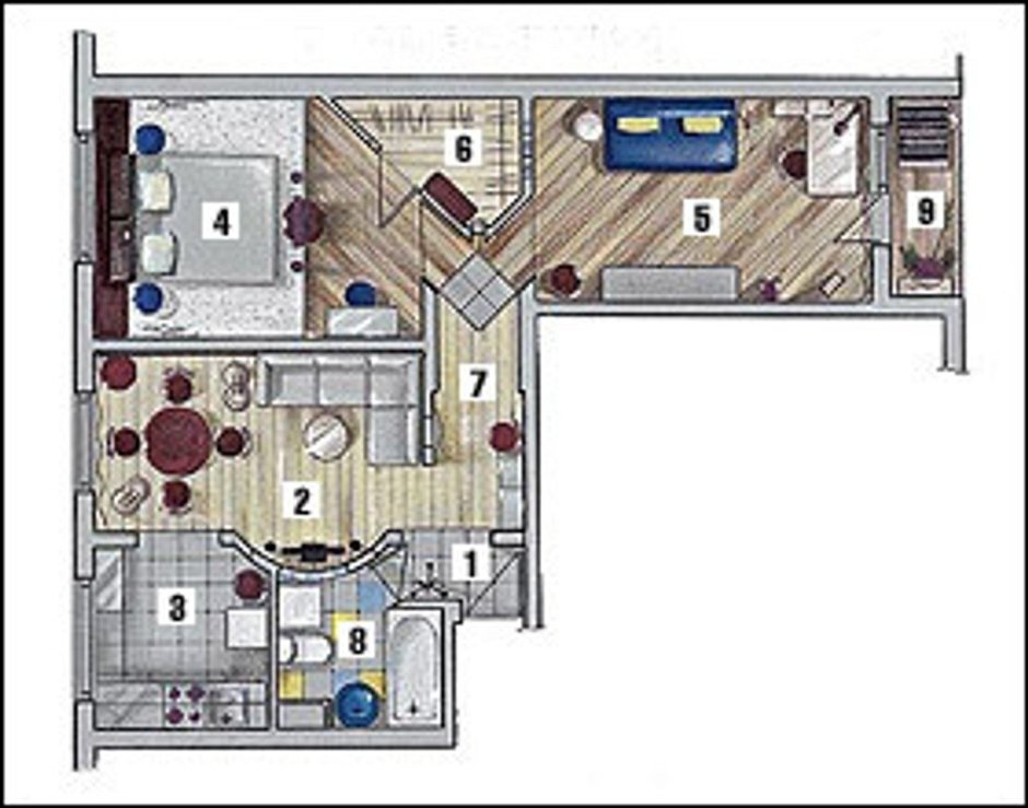 Планировка пик евротрешка