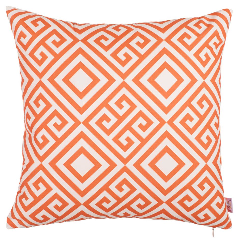 Декоративная подушка терракот