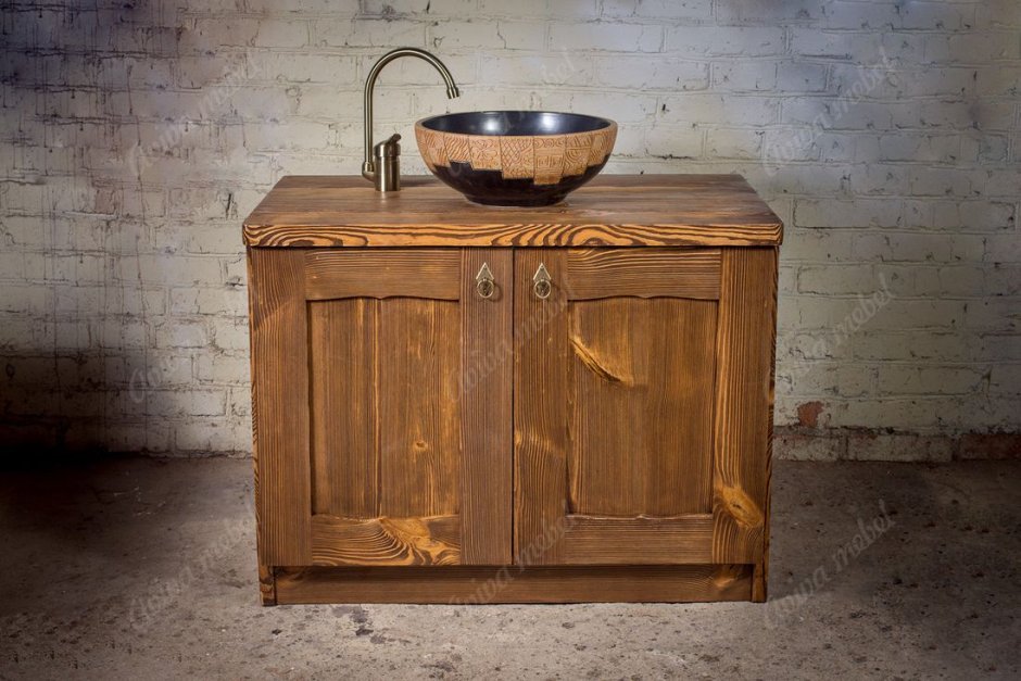 Тумба под мойку под старину