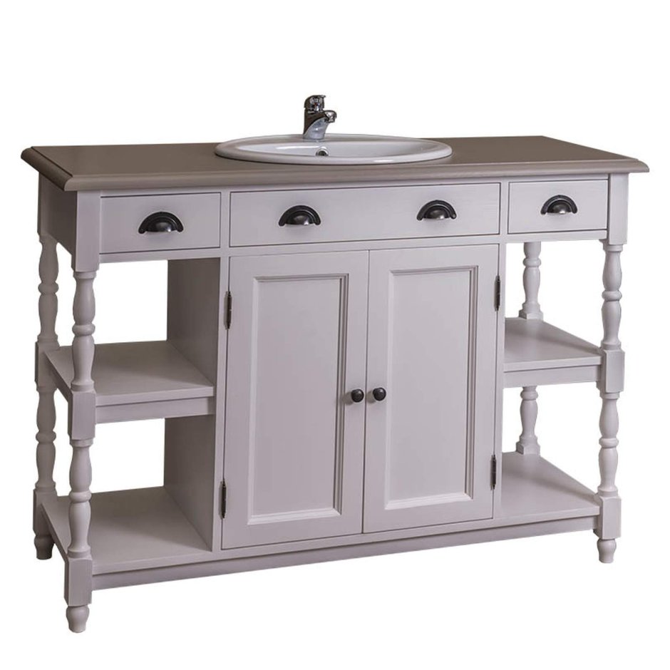 Тумба под раковину в стиле Кантри Прованс