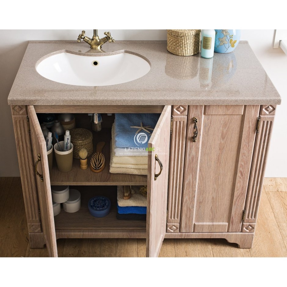 Тумба под раковину в ванную из фанеры