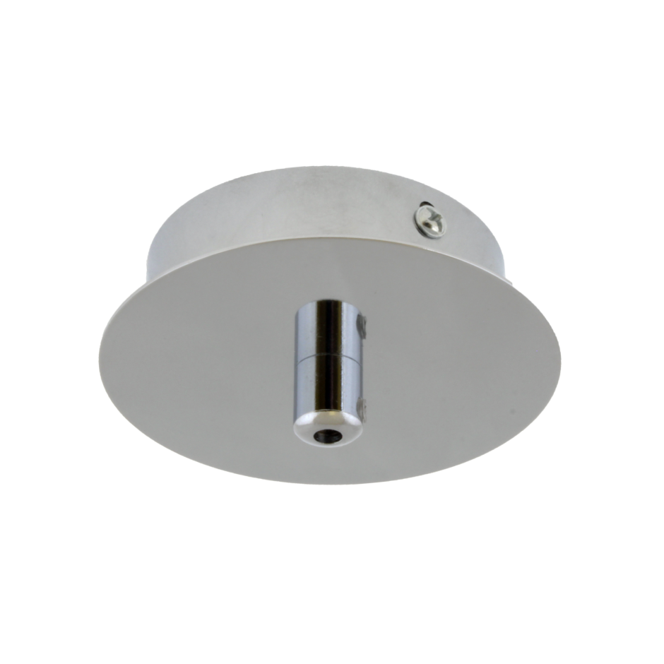 Потолочная база для подвесного светильника 3 подвеса серебро