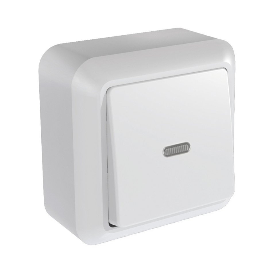 Выключатель накладной одноклавишный