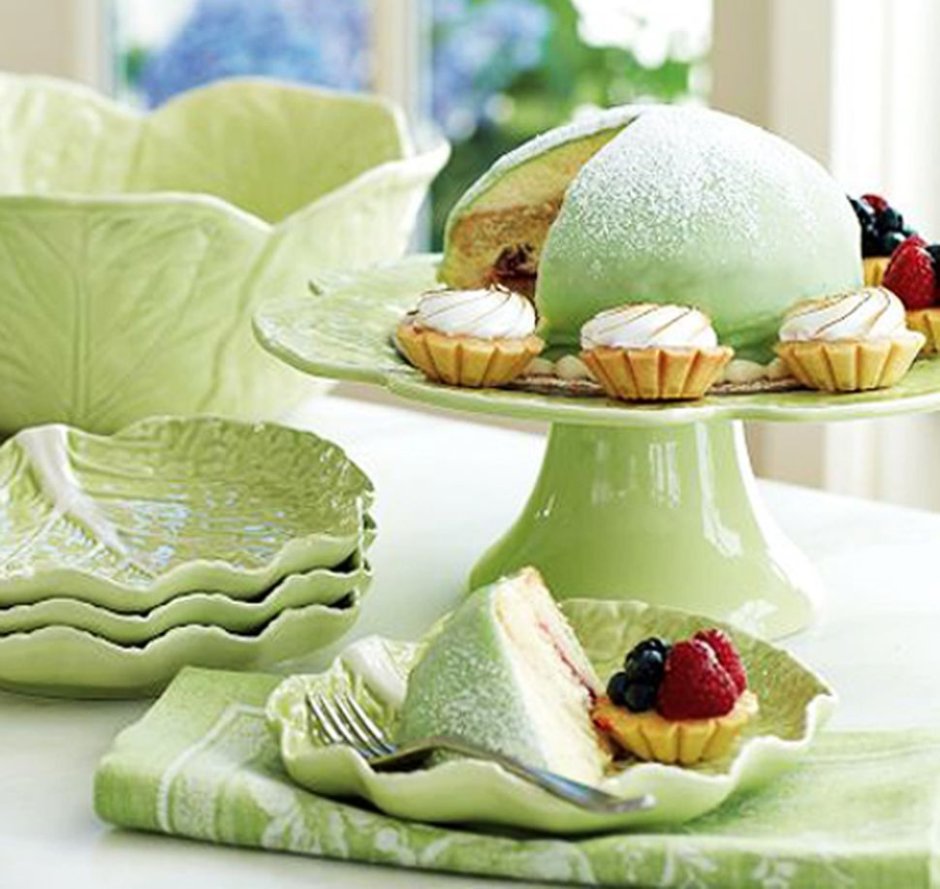 Посуда в виде капусты