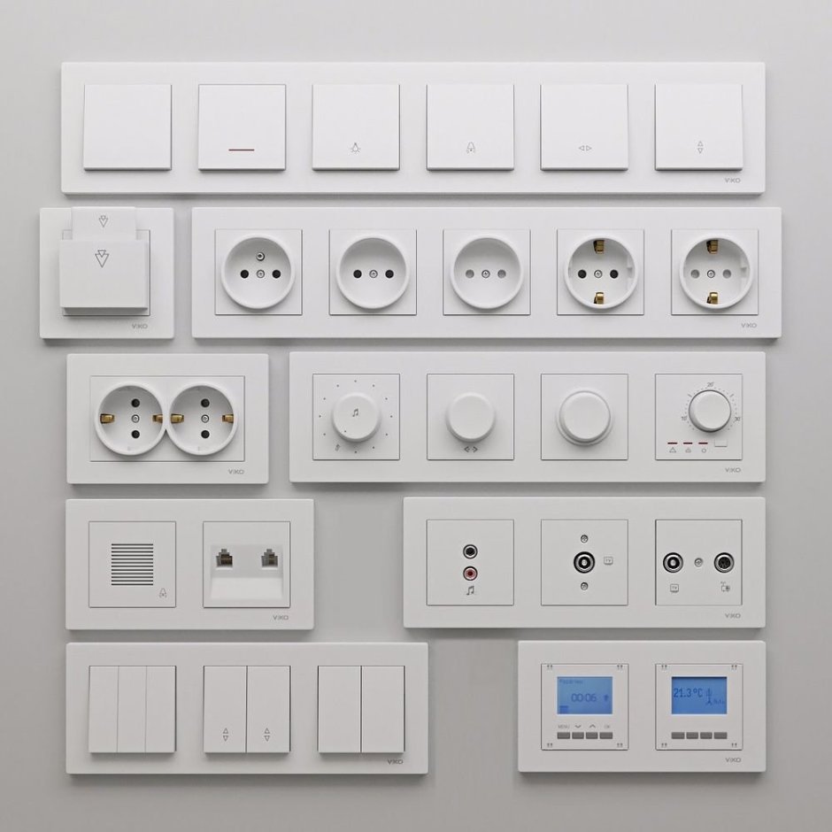 Розетки Шнайдер 4 гнезда черный