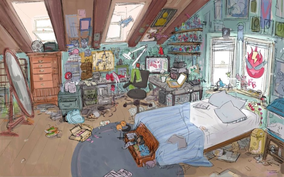 Комната Хиро Хамада