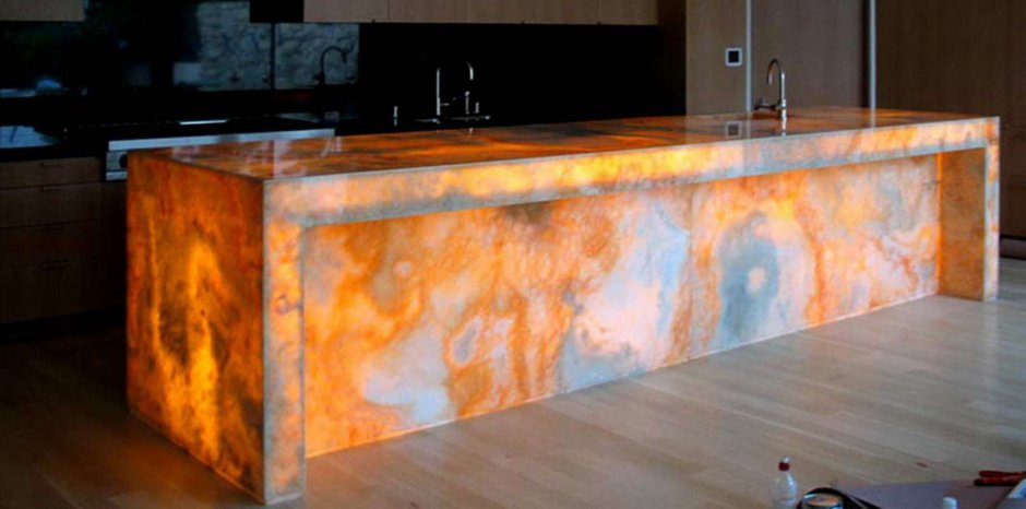 Столешница Оникс с подсветкой