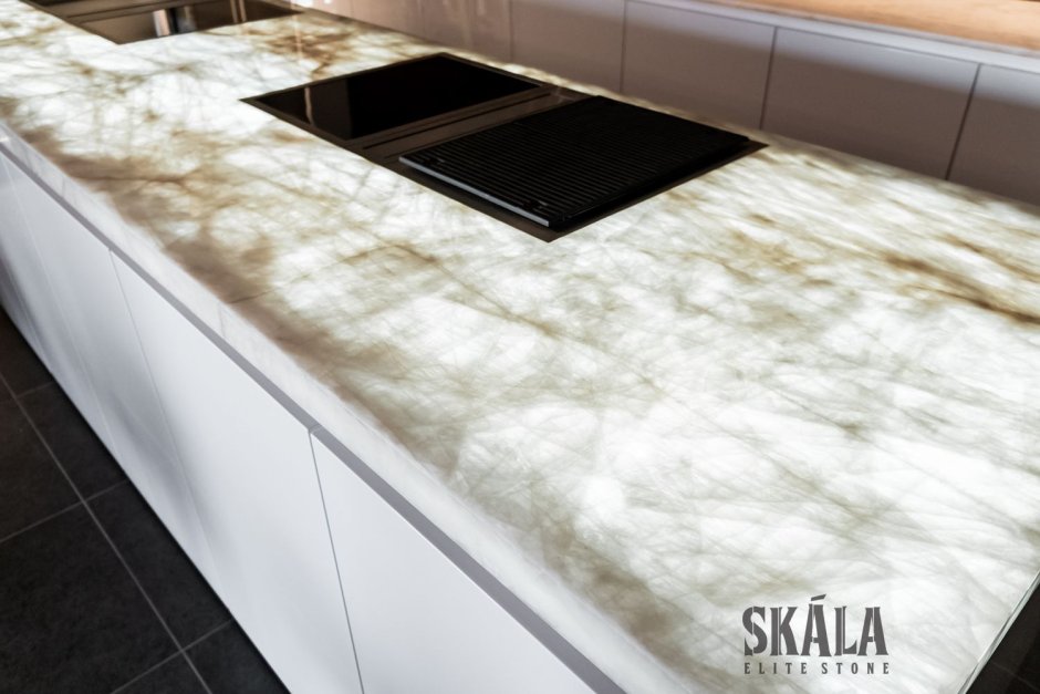 Подсветка кварцевой столешницы