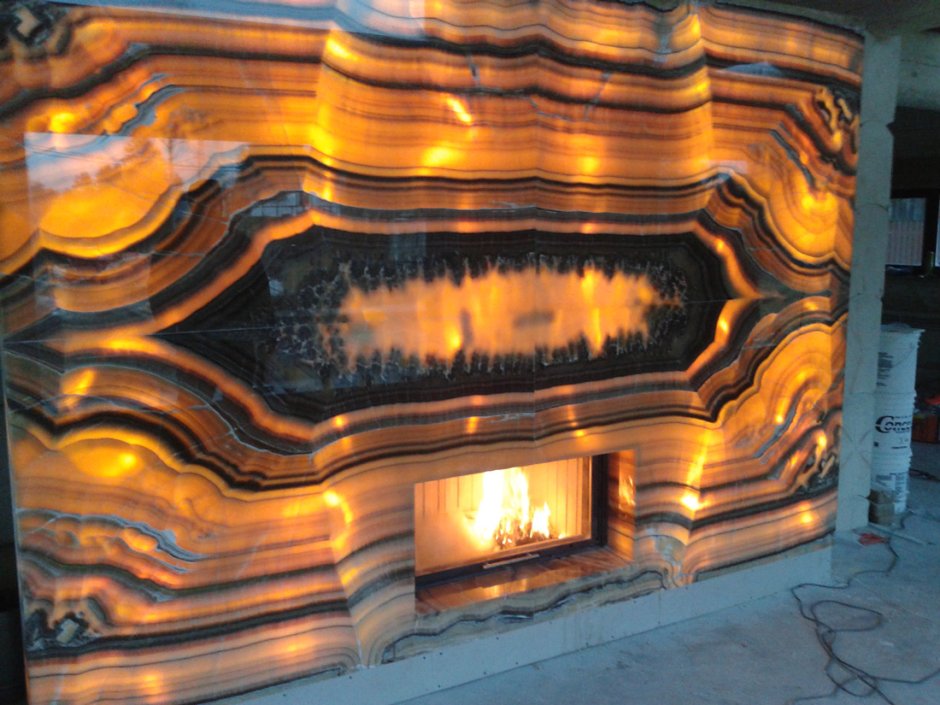 Галька в интерьере ванной