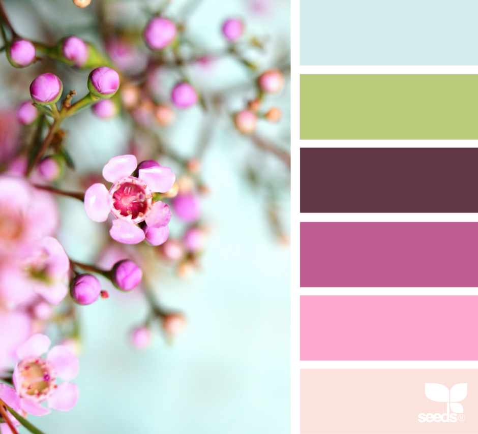 Весеннее сочетание цветов