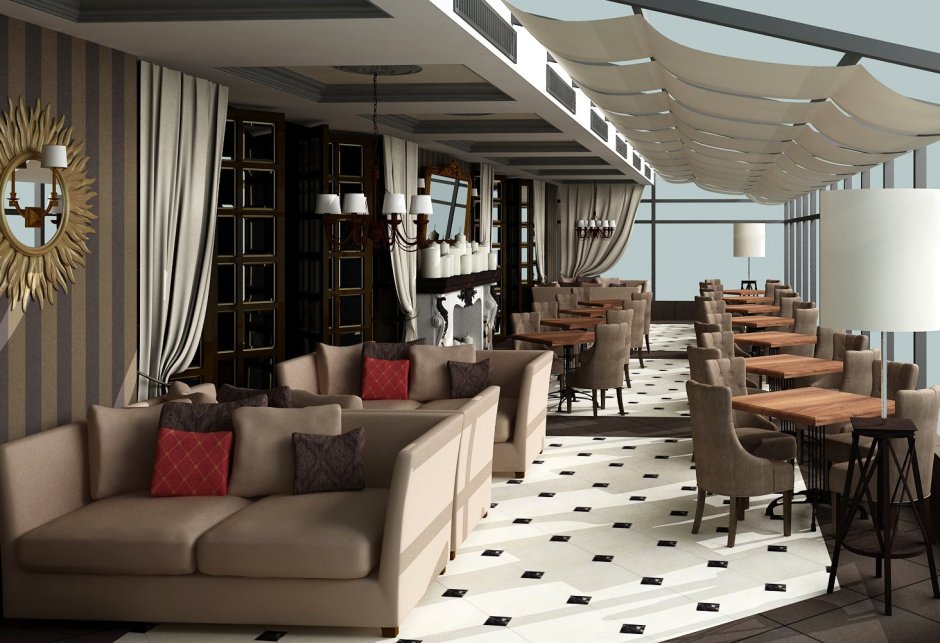 Пекарня со столиками