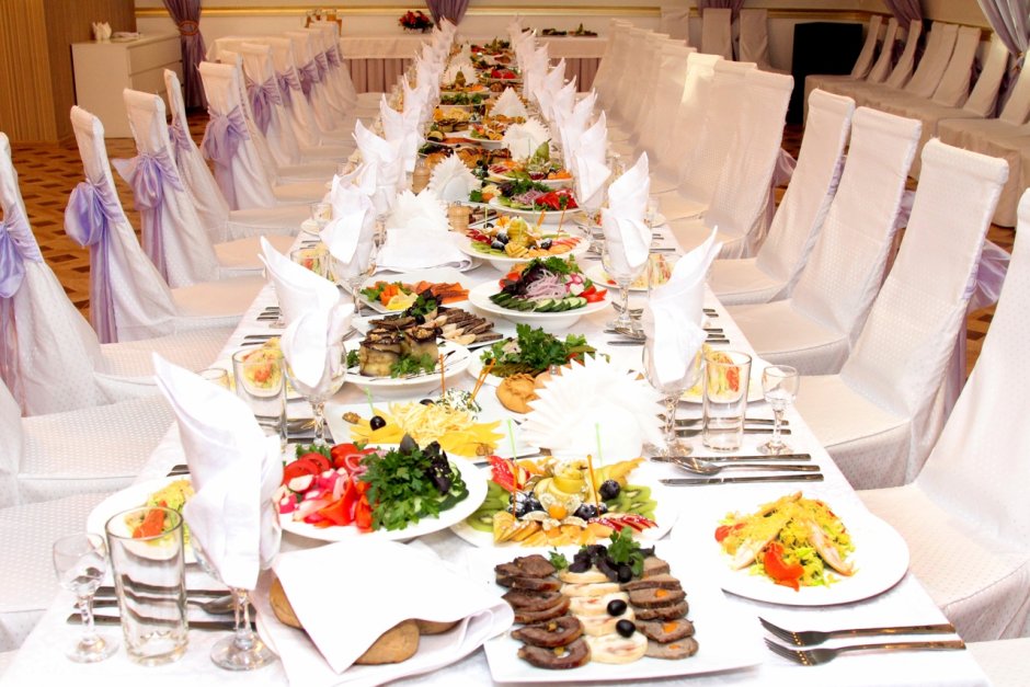 Расстановка столов на свадьбу