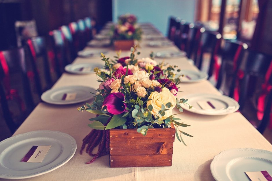 Шикарный стол в ресторане