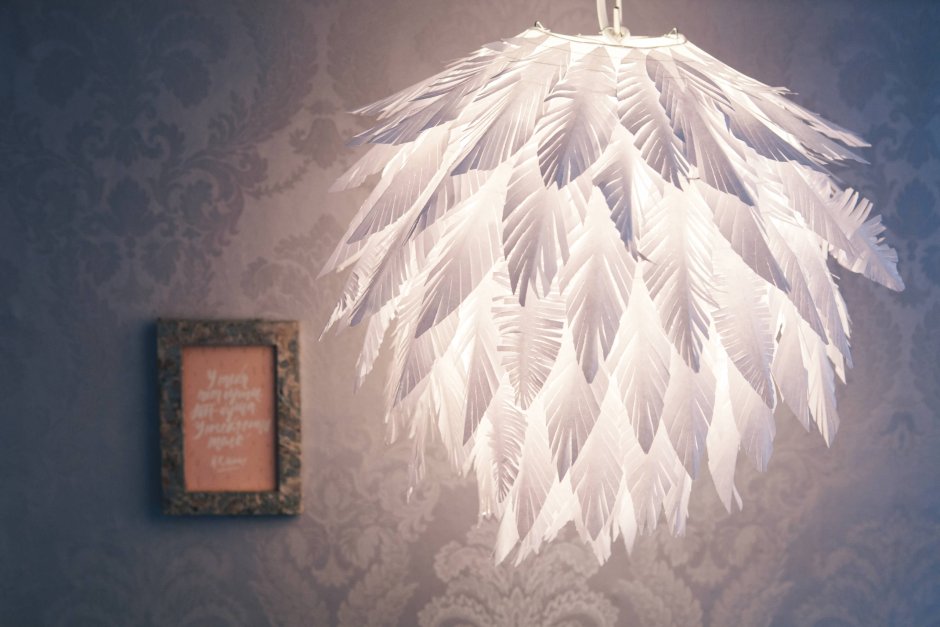 Люстра из изолона