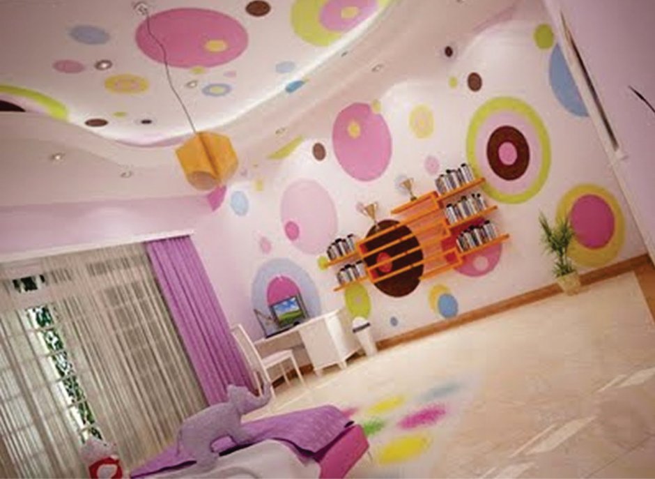 Покраска стен в ДОУ В современном варианте