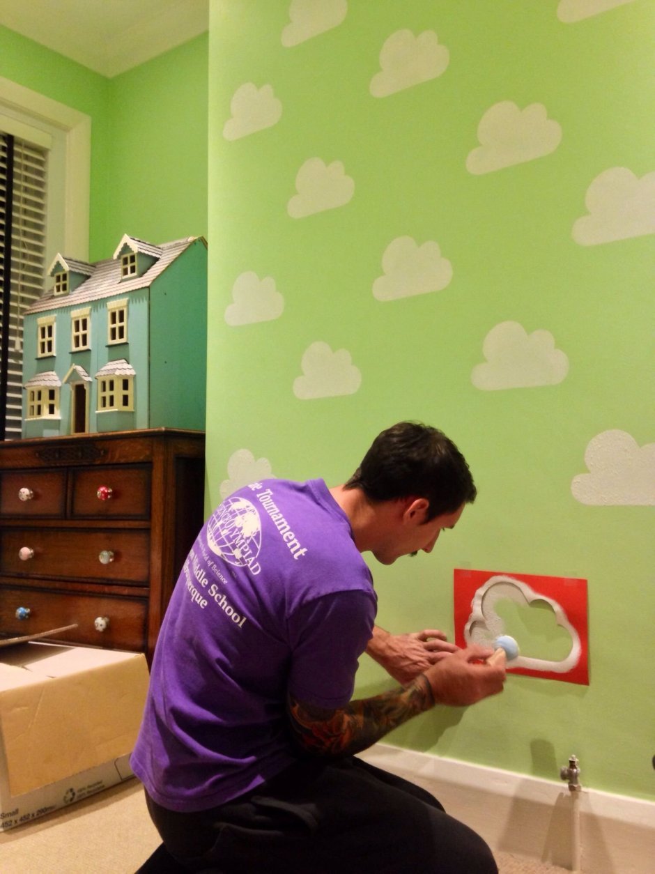 Идеи покраски стен в детской