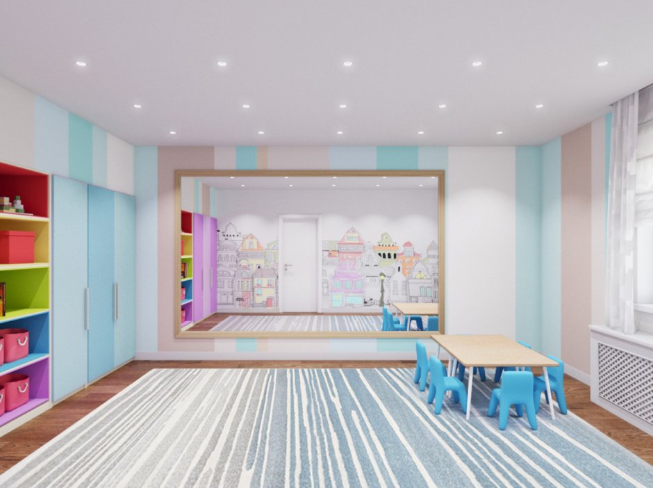 Интерьер детского развивающего центра