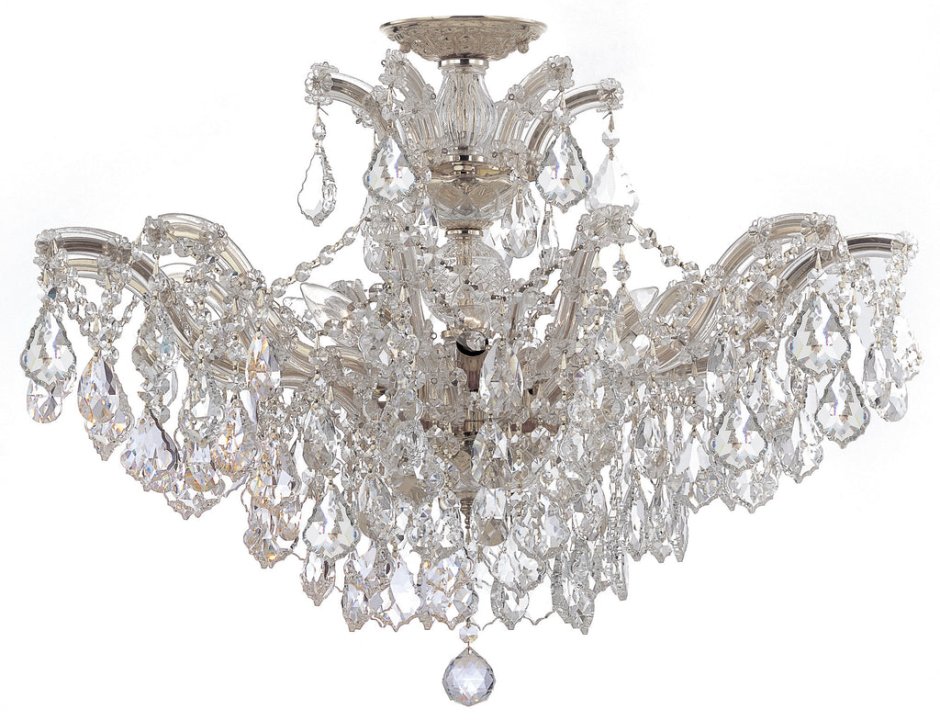 Chandelier люстра Color Gold Strass