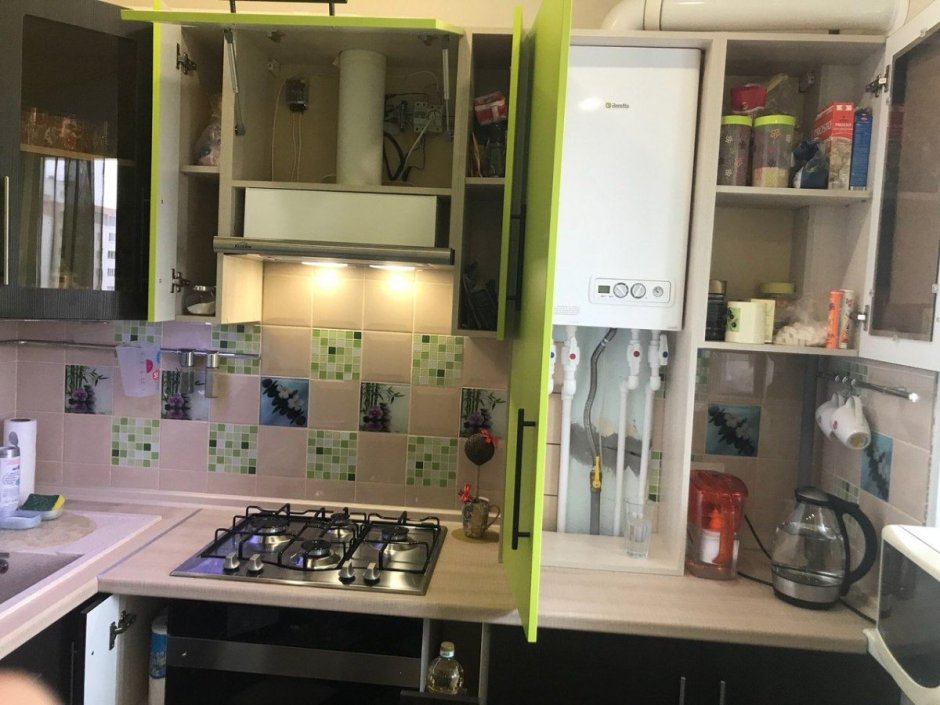 Газовая труба на кухне в хрущевке