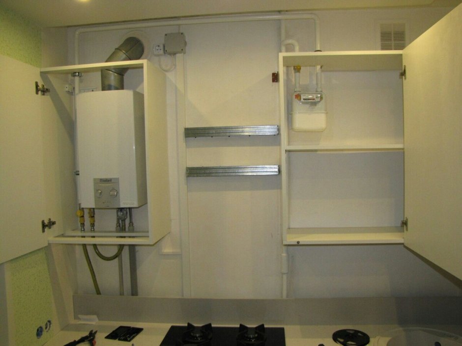 Газовый счетчик на кухне