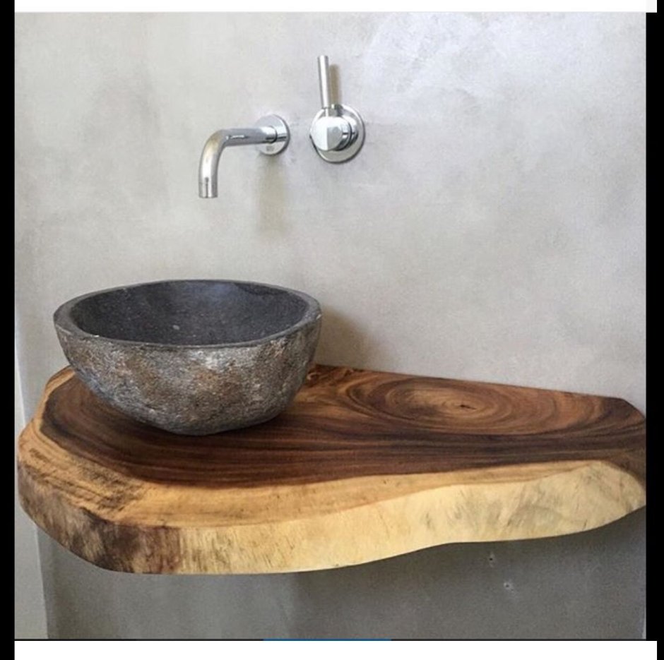 Раковина 49 см natural Stone Sumatra