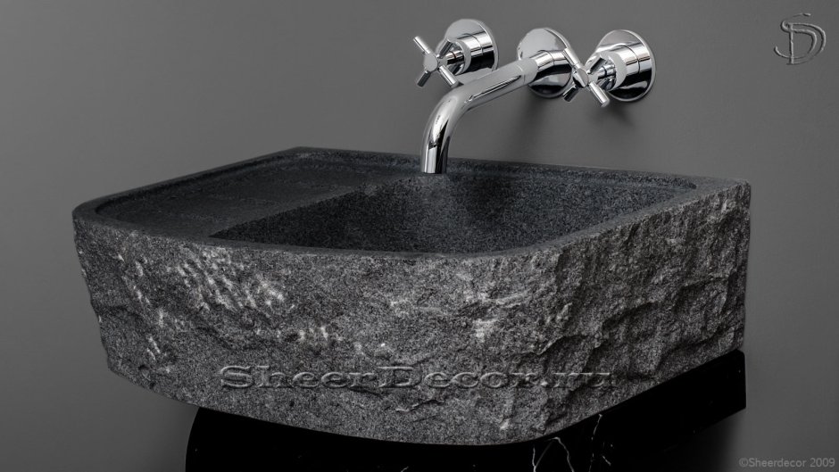 Раковина из куска камня