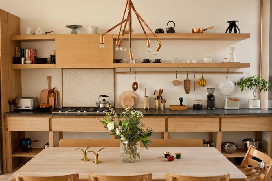 Кухонный гарнитур из полок