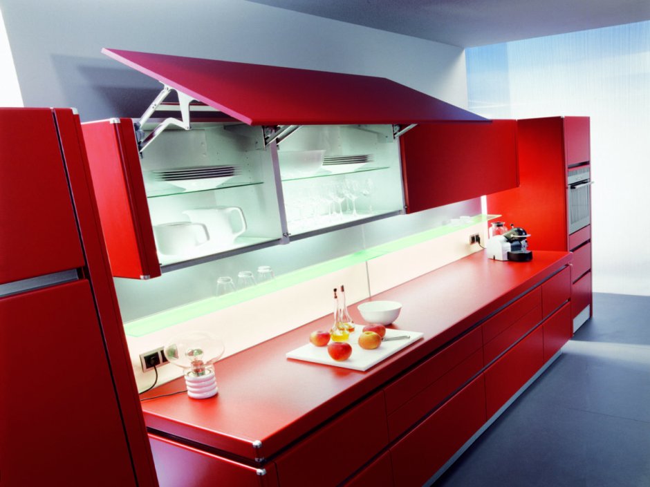 Терракотовый кухонный гарнитур