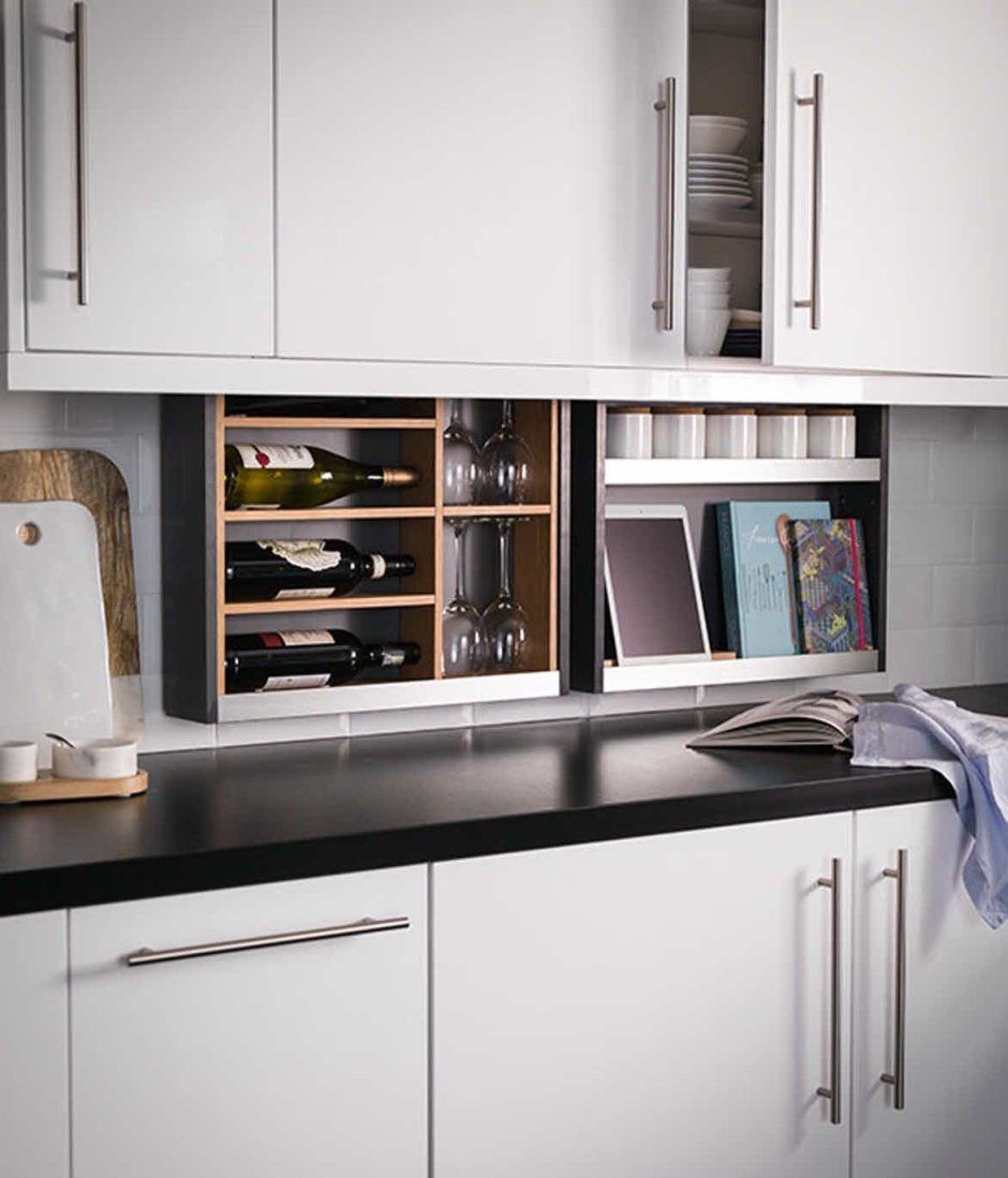 Неглубокий шкафчик для кухни