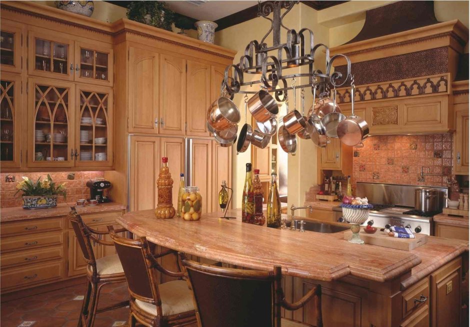 Медная посуда в интерьере