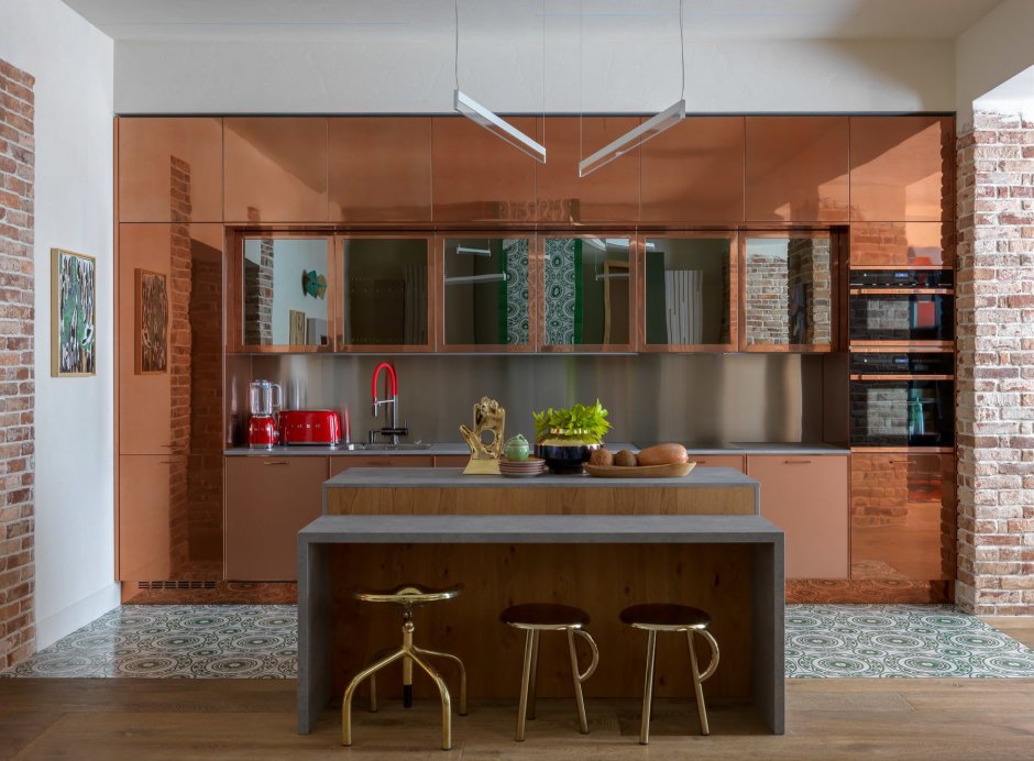 Медь в интерьере