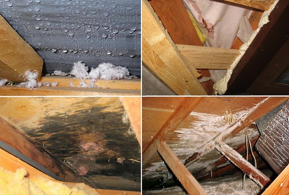 Карнизный свес холодного чердака