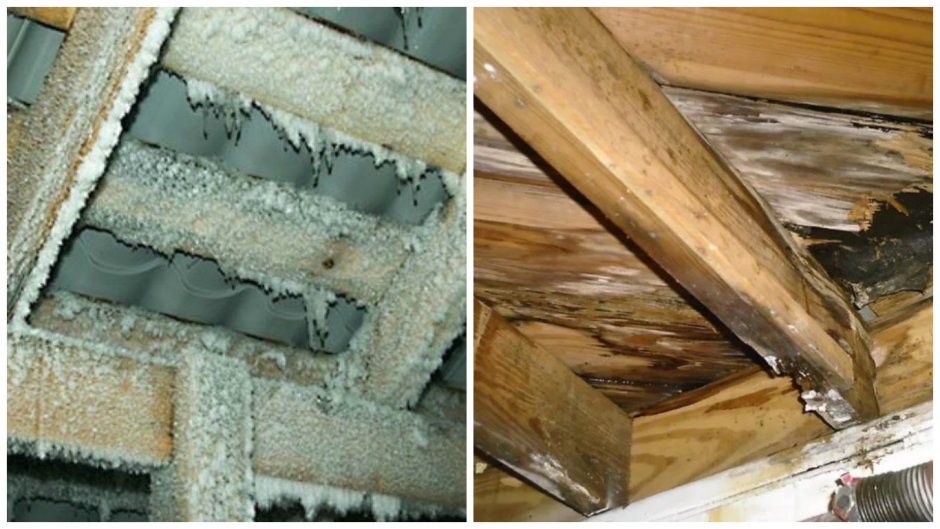 Холодный чердак стропильная система