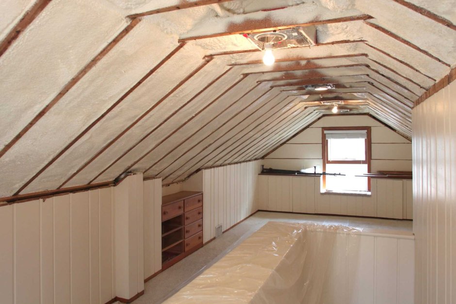 Правильная схема утепления кровли