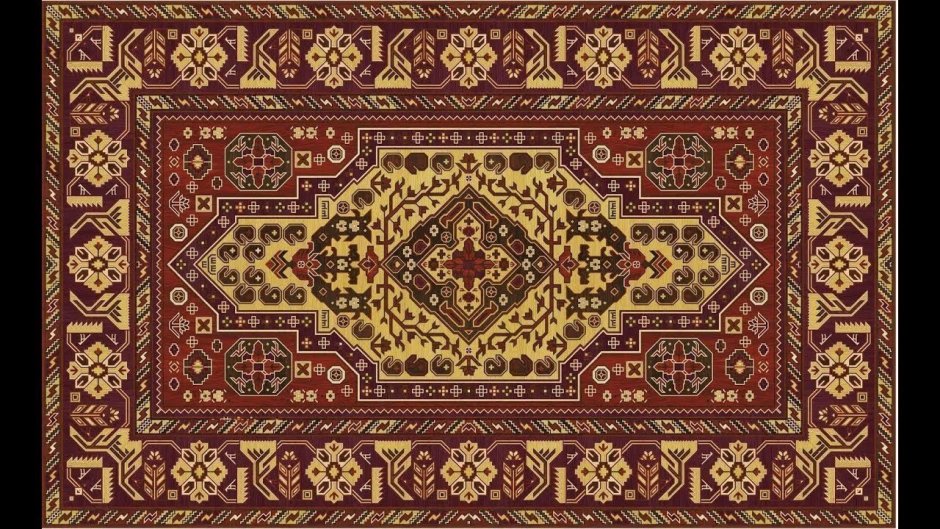 Башкирский орнамент килим