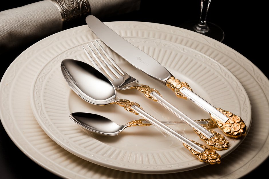 Чайный набор мельхиоровый Эталон