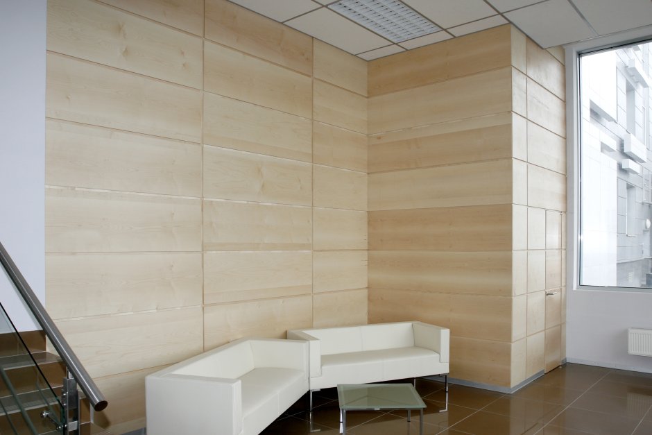 Шпонированные панели Wallhof Wood "тик"