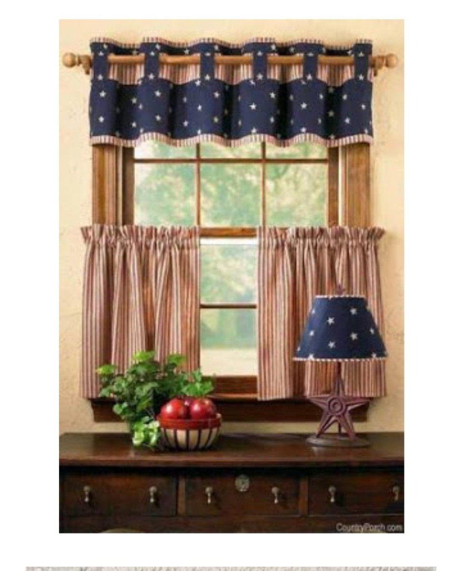 Шторы кафе в полоску