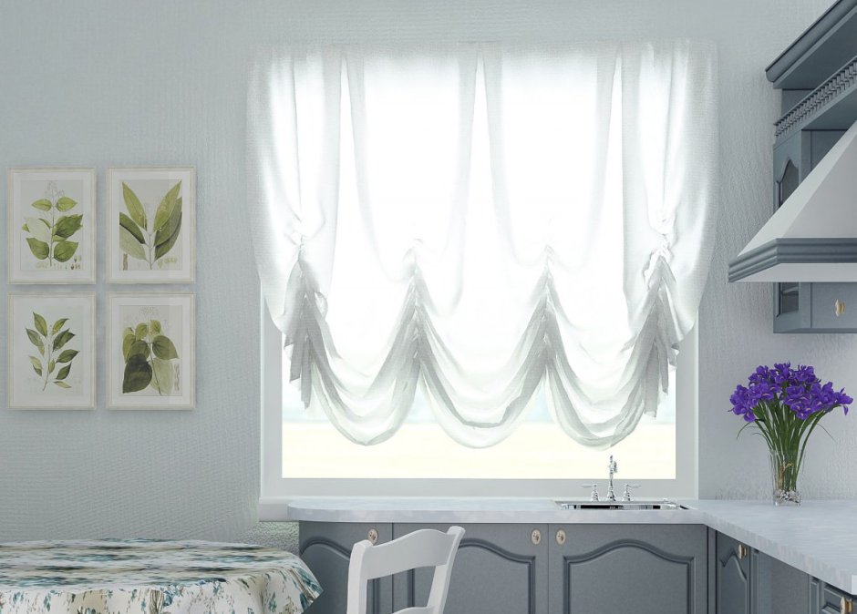 Тюль на кухню