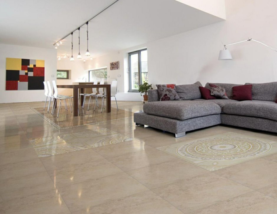 Плитка напольная для гостиной и кухни