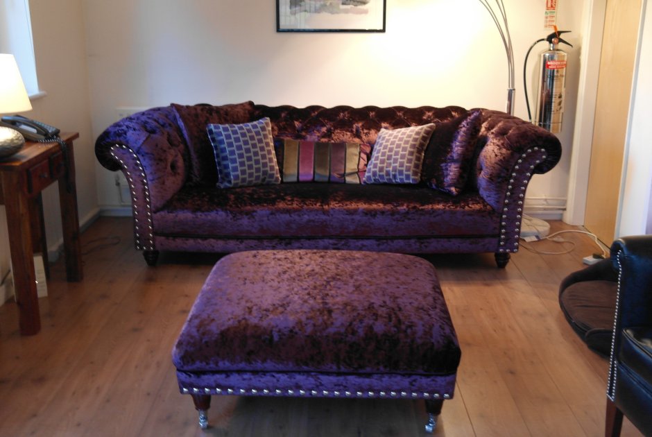 Мебель мягкая бархатная