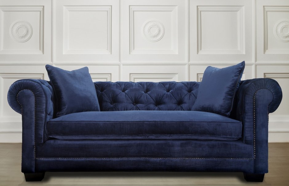 Диван Velvet Navy Blue