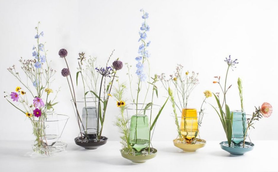Разделитель для цветов в вазу