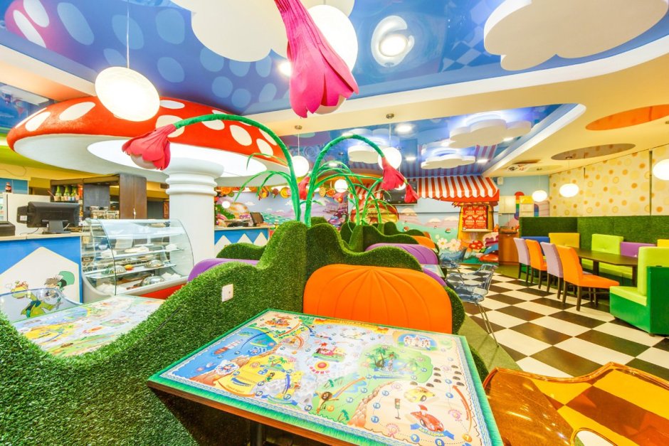 Детские комнаты в ресторанах