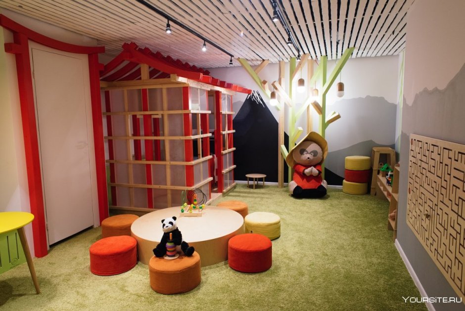 Детская комната в кафе