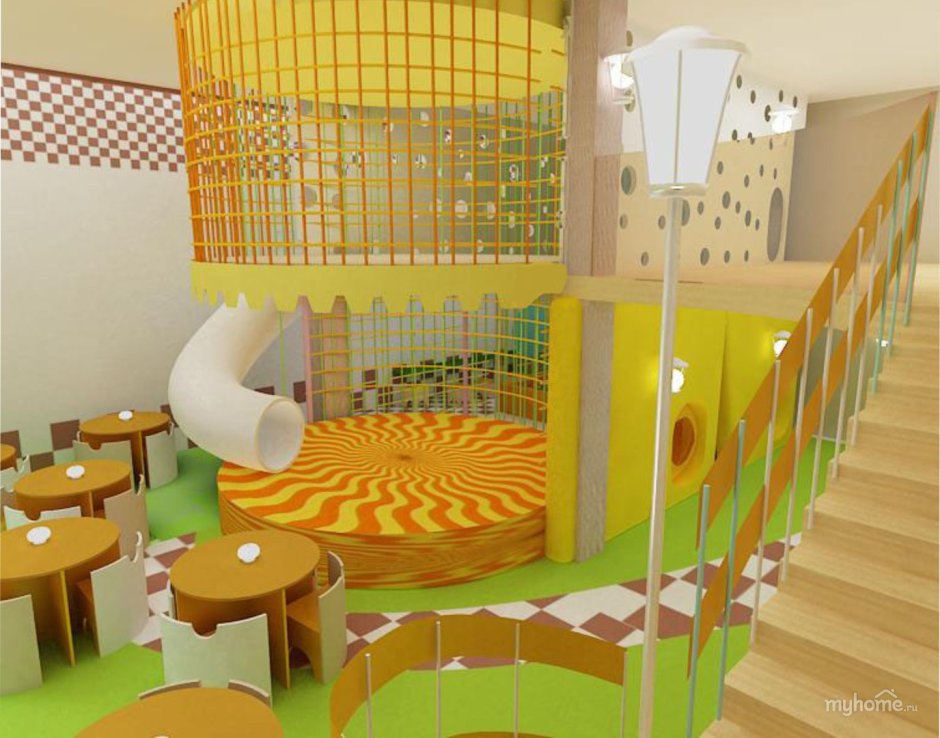 Детская комната в кафе
