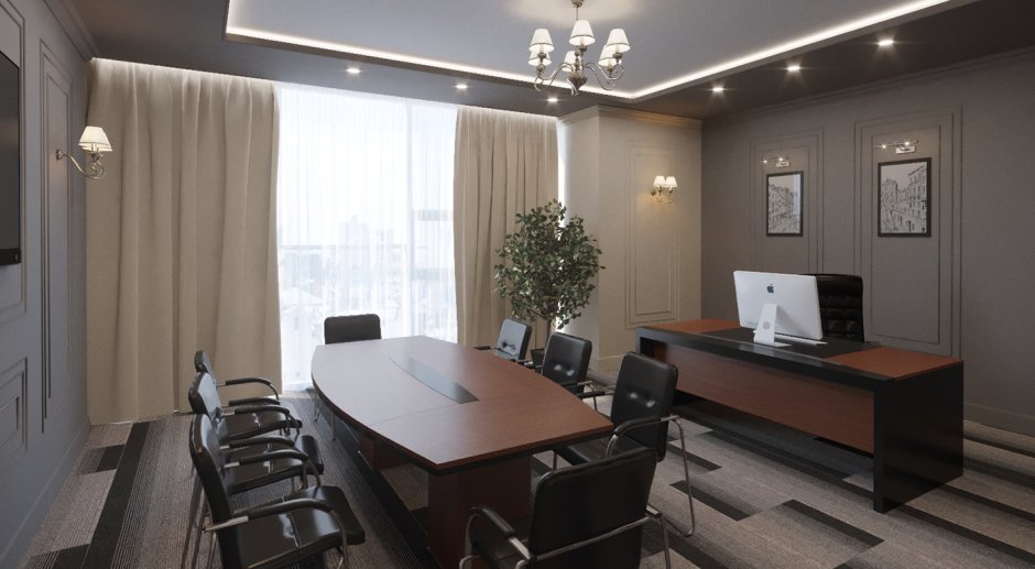Интерьер офиса 30 кв м