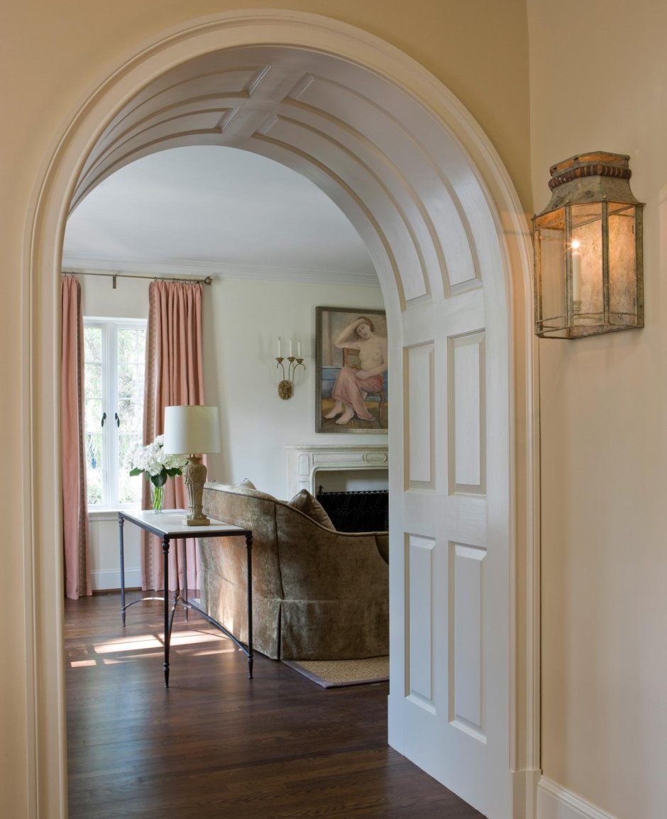 Межкомнатная арка с подсветкой